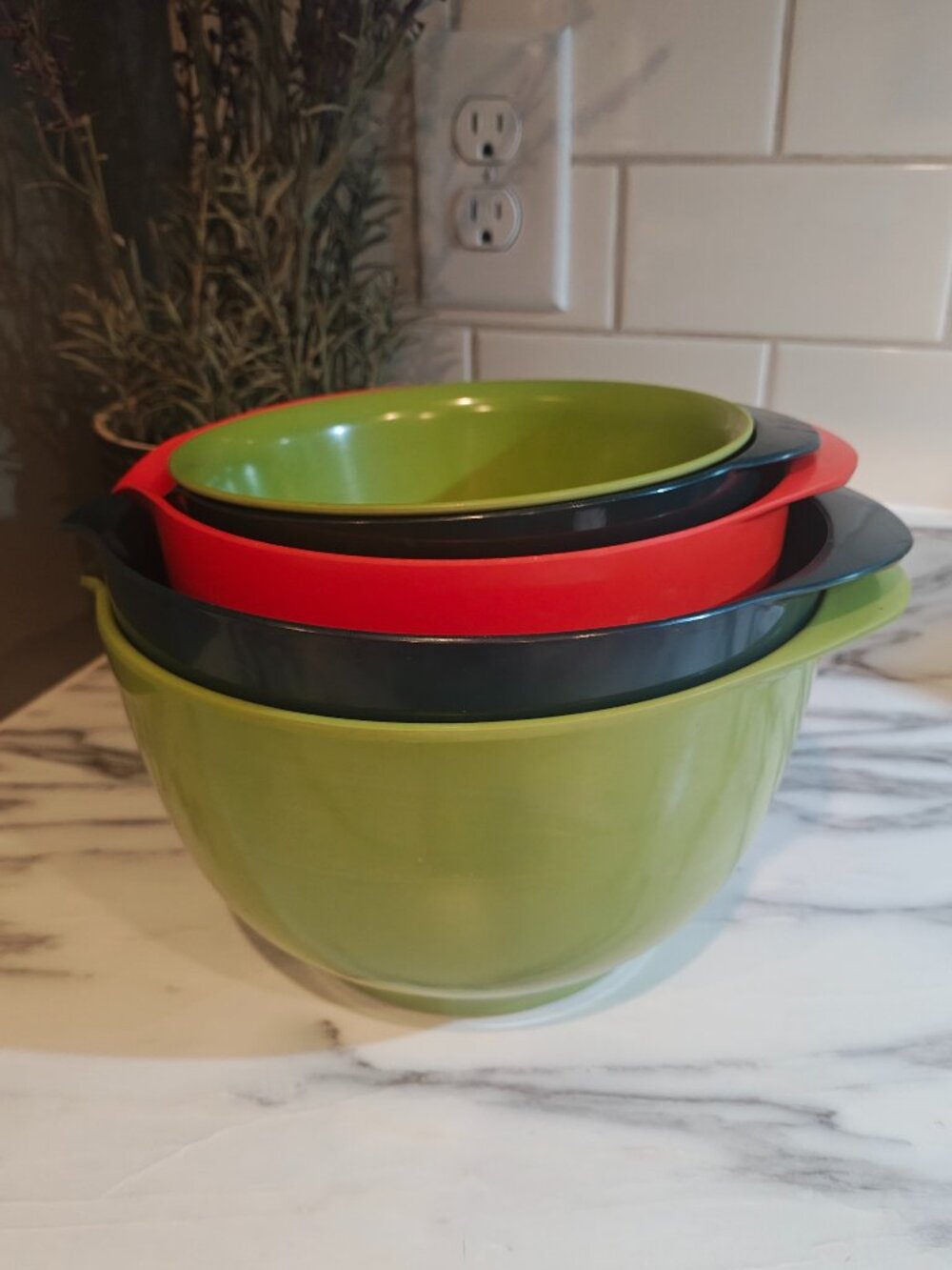 Vintage Rosti Mepal Melamine Bowls Set of 4 + Bonus Durraware Bowl